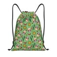 thumbnail image 1 of Daiia Vintage Sugar Skull Pattern Drawstring Backpack, Gym Bag, Lightweight Backpack, Water-Resistant Bag Travel Sports Backpack, Fitness Bag, Yoga Bag-Small, 1 of 6