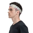 thumbnail image 1 of Daiia Vintage Wood with Floral printed Men's Performance Headband,Sports Headbands,Moisture Wicking Workout Headband, 1 of 9
