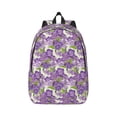 thumbnail image 1 of Daiia Violets Flowers Vintage Canvas Backpack for Men and Women ,Hiking Backpack,Travel Laptop Bag for School,Large Capacity Backpack, 1 of 8
