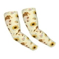 thumbnail image 1 of Daiia Watercolor Bee Honey Honeycomb Bee UV Sun Protection Arm Sleeves - Cooling Compression Arm Sleeve - Sports & UV Arm Sleeves for Men & Women, 1 of 8