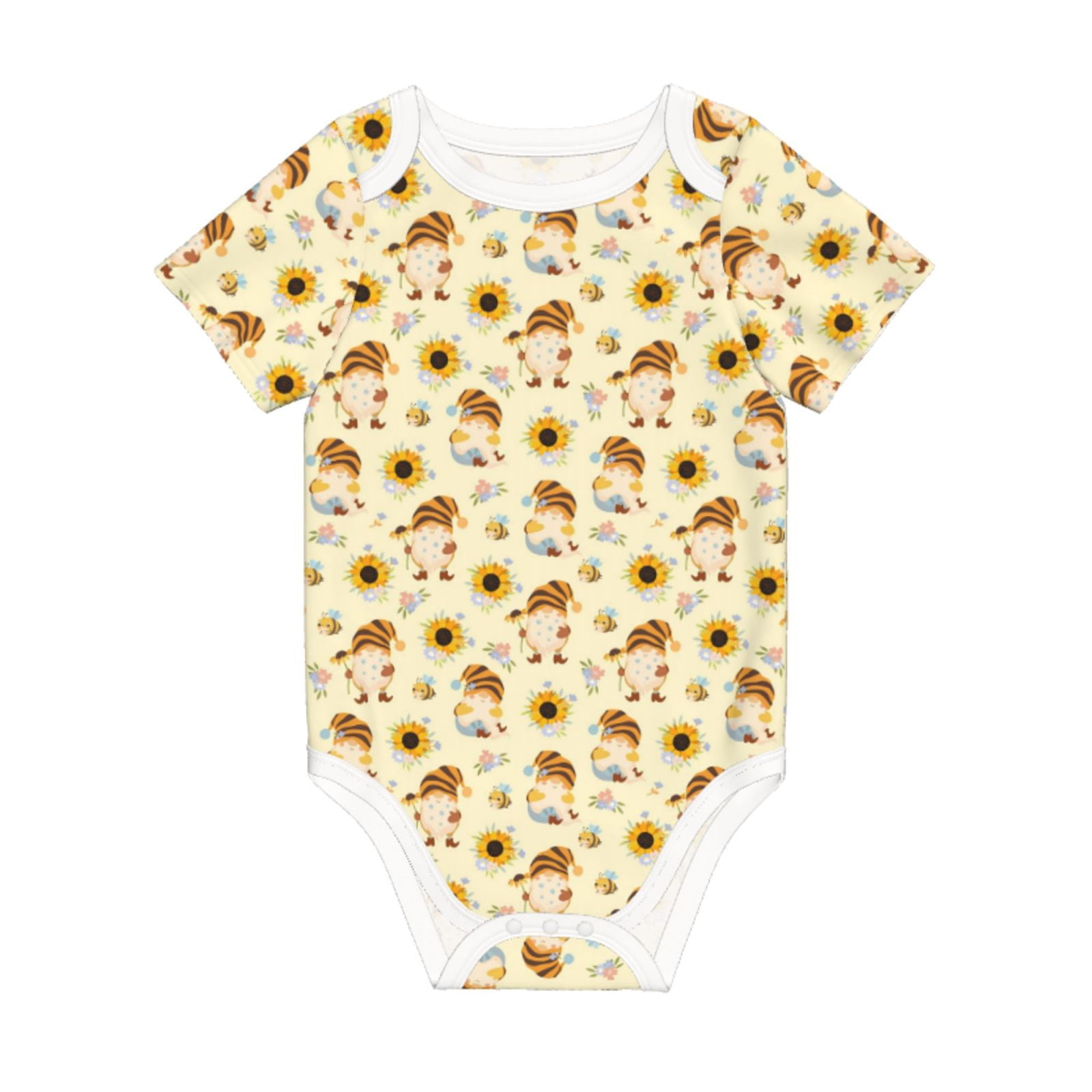 Baby Clothesline Banner - Short Sleeve Onesies Decoration For Baby Shower, Gender Neutral