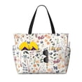 thumbnail image 1 of Daiia Watercolor Floral Beach Travel Bag - Water-Resistant Beach Bag, Lightweight Tote with 7 Pockets for Women and Men - Gym,Pool,Camping,Reusable Grocery Bag, 1 of 7