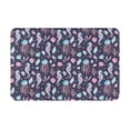 thumbnail image 1 of Daiia Watercolor Marine Animals Front Door Mat, Heavy Duty Durable Welcome Mat for Outdoor Indoor, Dirt Trapper Waterproof Super Absorbent Door Mat, 16" x 24", 1 of 9