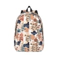 thumbnail image 1 of Daiia Watercolor Plants Vintage Canvas Backpack for Men and Women ,Hiking Backpack,Travel Laptop Bag for School,Large Capacity Backpack, 1 of 1