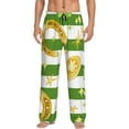 thumbnail image 1 of Daiia Watercolor St Patrick Day Men's Sleep Pant with Pockets and Drawstring,Pajama Pants-Medium, 1 of 9