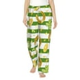 thumbnail image 1 of Daiia Watercolor St Patrick Day Women's Sleep Pant with Pockets and Drawstring,Pajama Pants-Large, 1 of 9