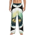thumbnail image 1 of Daiia Watercolor Turtle3 Men's Sleep Pant with Pockets and Drawstring,Pajama Pants-Medium, 1 of 9