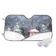 thumbnail image 1 of Daiia Watercolor Winter Landscape For Christmas Windshield Sun Shade for Car SUV Truck (Medium ), Car Sun Shade Windshield, Car Shades for Front Windows, Sunshade for Car Windshield, 1 of 7