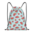 thumbnail image 1 of Daiia Watermelon Pattern Drawstring Backpack, Gym Bag, Lightweight Backpack, Water-Resistant Bag Travel Sports Backpack, Fitness Bag, Yoga Bag-Medium, 1 of 6