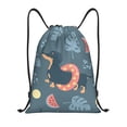 thumbnail image 1 of Daiia Watermelons Dachshunds Pattern Drawstring Backpack, Gym Bag, Lightweight Backpack, Water-Resistant Bag Travel Sports Backpack, Fitness Bag, Yoga Bag-Small, 1 of 6