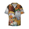thumbnail image 1 of Daiia Welcom Fall Men's Linen Shirts Short Sleeve Casual Shirts Button Down Shirt for Men Beach Summer Wedding Shirt-4X-Large, 1 of 7