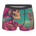 thumbnail image 1 of Daiia Western Desert Skull Cowboy (2) Men's Underwear Boxer Briefs, Cotton Stretch Moisture-Wicking Underwear-XX-Large, 1 of 9