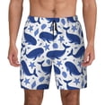 thumbnail image 1 of Daiia Whale Mens Swim Trunks Swim Shorts Quick Dry Swim Shorts with Mesh Lining Pockets-Medium, 1 of 9