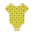 thumbnail image 1 of Daiia White Popcorn Printed Unisex-Baby Short Sleeve Onesies Bodysuits Baby Climbing Clothes Soft and Comfortable Romper with Expandable Shoulder Design-3 Months, 1 of 8