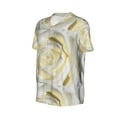 thumbnail image 1 of Daiia White Rose Mens Baseball Jersey Button Down Shirts Short Sleeve Sports Uniforms-4X-Large, 1 of 9