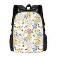thumbnail image 1 of Daiia Wildflower Honeybee Backpack for Men and Women -Durable Backpack Large Capacity, Water-Resistant Bag with Adjustable Straps and Laptop Compartment, 1 of 9
