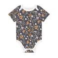 thumbnail image 1 of Daiia Wildflowers Printed Unisex-Baby Short Sleeve Onesies Bodysuits Baby Climbing Clothes Soft and Comfortable Romper with Expandable Shoulder Design-9M, 1 of 1