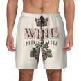 thumbnail image 1 of Daiia Wine Mens Swim Trunks Swim Shorts Quick Dry Swim Shorts with Mesh Lining Pockets-Large, 1 of 9