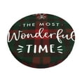 thumbnail image 1 of Daiia Wonderful Time Christmas Stool Covers Round,Round Bar Stool Covers Waterproof Bar Chair Covers Washable Stool Cushion Slipcover for 12-14 Inch Chair-13 inch, 1 of 7