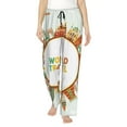 thumbnail image 1 of Daiia World Travel3 Women's Sleep Pant with Pockets and Drawstring,Pajama Pants-Small, 1 of 9