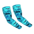 thumbnail image 1 of Daiia World Turtle Day UV Sun Protection Arm Sleeves - Cooling Compression Arm Sleeve - Sports & UV Arm Sleeves for Men & Women, 1 of 8