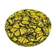 thumbnail image 1 of Daiia Yellow Butterflies Stool Covers Round,Round Bar Stool Covers Waterproof Bar Chair Covers Washable Stool Cushion Slipcover for 12-14 Inch Chair-14 inch, 1 of 7