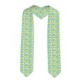 thumbnail image 1 of Daiia Yellow Lemon Pattern Graduation Shawl Stole – Satin Graduation Stole Academic Stole Non-Slip Design-Sharp Corner, 1 of 7