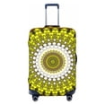 thumbnail image 1 of Daiia Yellow Mandala Luggage Cover, Thickened Washable Travel Luggage Covers, Elastic Unique Baggage Covers for 18-20 inch Luggage-X-Large, 1 of 9