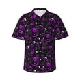 thumbnail image 1 of Daiia Yin Yang1 Hawaiian Shirt for Men Gentle Cotton Regular Short Sleeve Casual-Large, 1 of 9