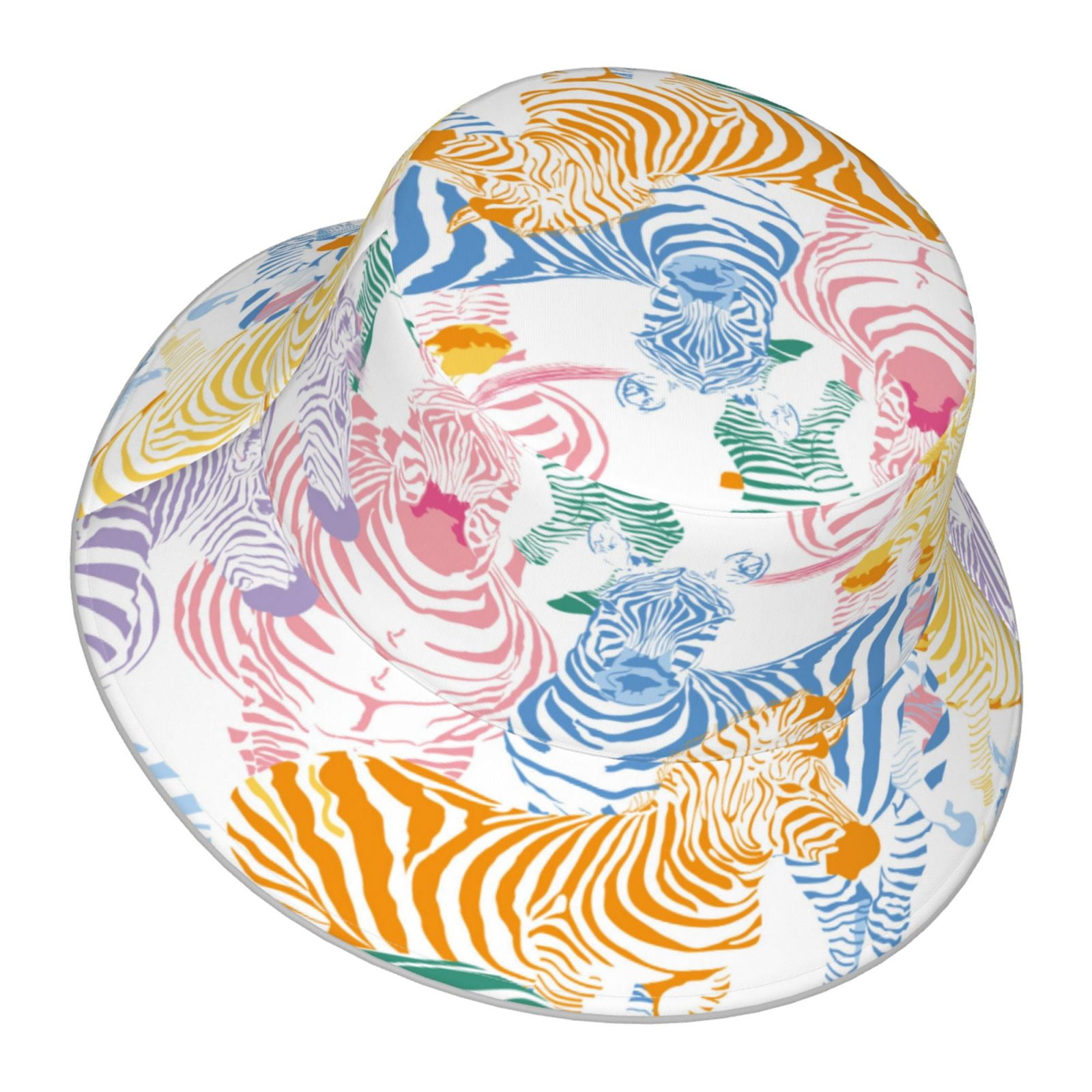 daiia-zebra-colourful-pattern-bucket-hat-trendy-cotton-sun-hat-for