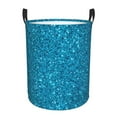 thumbnail image 1 of Daiia blue Glitter Laundry Hamper With Handles Large Storage Basket/Toy Organizer/Dirty Clothes Collapsible Waterproof For College Dorms, Bedroom,Bathroom, 1 of 8