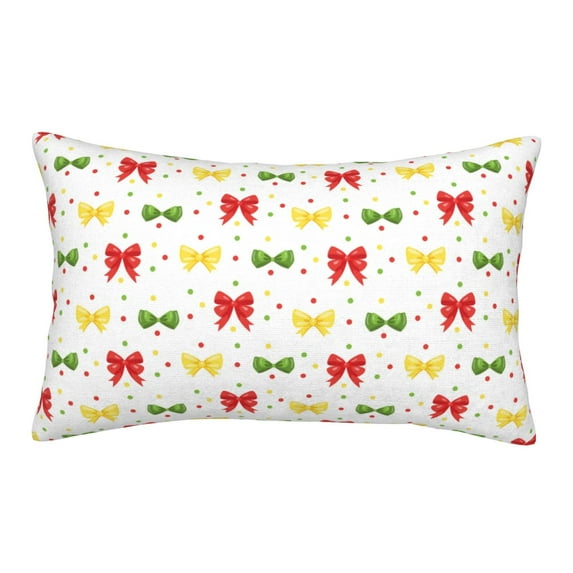 Daiia cartoon colorful Bow tie Pattern Bedding Waterproof Pillow Protector Zippered Queen – Bed Bug Proof Pillow Encasement-20"x30"