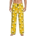 thumbnail image 1 of Daiia cartoon goose Pattern Men's Sleep Pant with Pockets and Drawstring,Pajama Pants-X-Large, 1 of 6