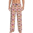 thumbnail image 1 of Daiia colorful Butterfly Daisy Men's Sleep Pant with Pockets and Drawstring,Pajama Pants-Medium, 1 of 9