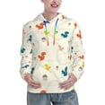 thumbnail image 1 of Daiia colorful Squirrel Nuts Pattern Women's Fashion Hoodies & Sweatshirts with Kangaroo Pocket Hooded Sweatshirt with Eye-catching Drawstrings-Small, 1 of 7