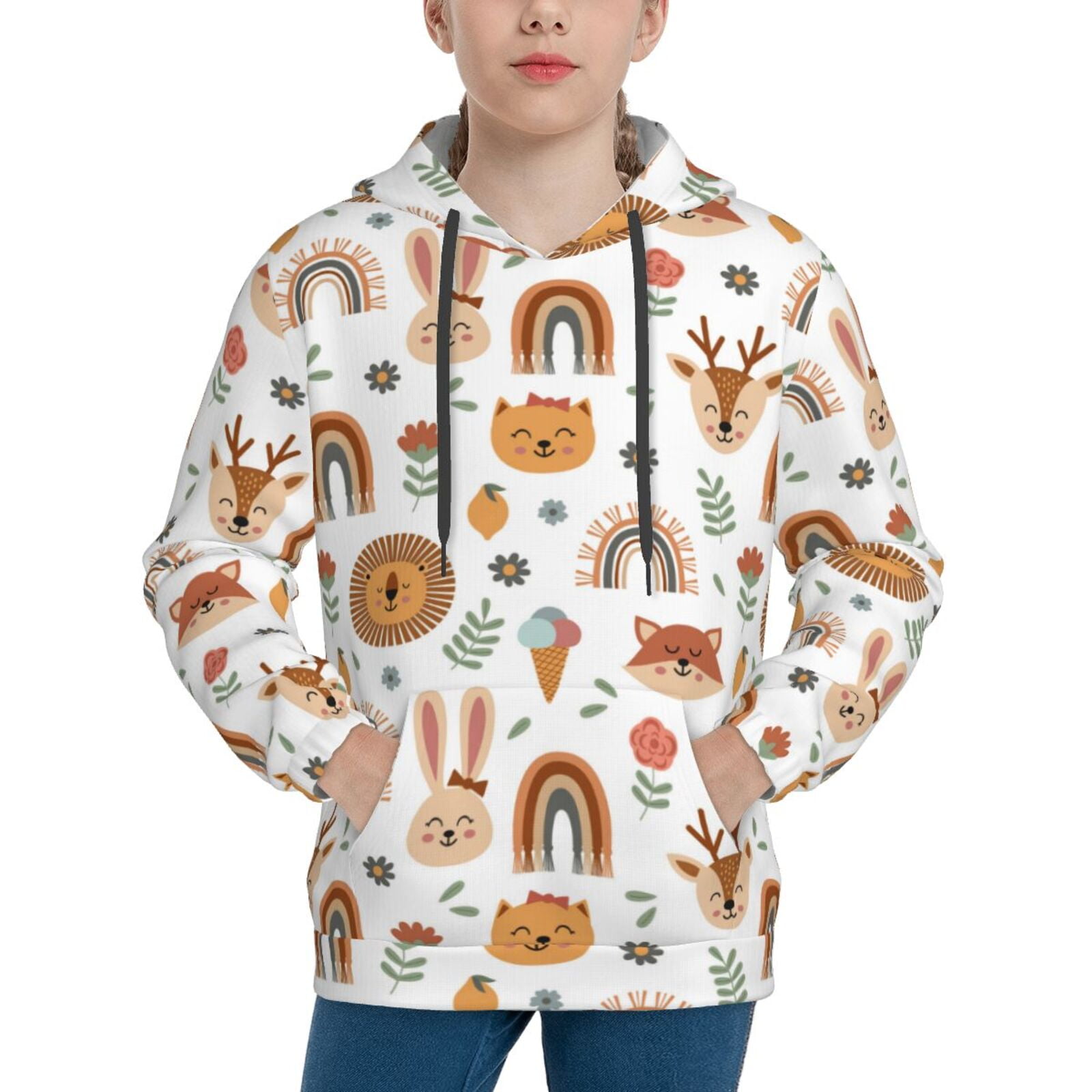 Boys Interactive & Playful Animal-Themed Applique Sweatshirt
