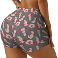 thumbnail image 1 of Daiia cute pink axolotl Pattern Women's Workout Shorts Biker Shorts - High Waisted Workout Spandex Tummy Control Gym Running Yoga Shorts-Medium, 1 of 8