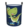 thumbnail image 1 of Daiia dino Playing Roller Skate Laundry Hamper With Handles Large Storage Basket/Toy Organizer/Dirty Clothes Collapsible Waterproof For College Dorms, Bedroom,Bathroom, 1 of 8