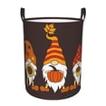 thumbnail image 1 of Daiia Fall Gnomes Round Laundry Basket with Handles Thickened Waterproof Circular hamper,Dirty Clothes Storage Basket for Bedroom,Bathroom,College Dorm-Small, 1 of 8