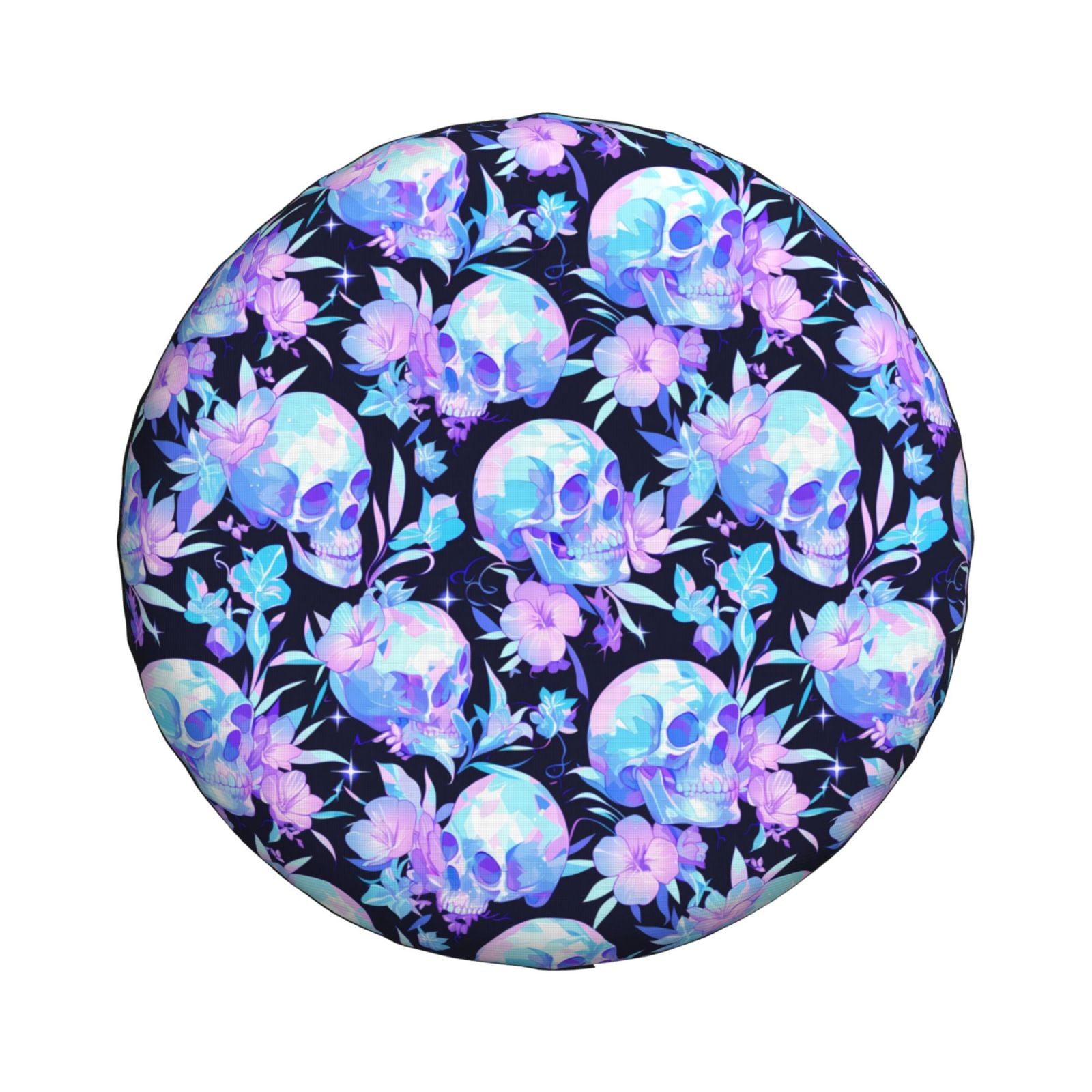 Daiia flower Skull star Tire Covers , Travel Trailer Camper Truck SUV Motorhome Waterproof Wheel