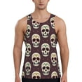 thumbnail image 1 of Daiia funny Skull star Printed Men's Quick Dry Fit Muscle Tank Top Slim-Fit Tank Workout Tank Top Lightweight Sports Tank Top-Large, 1 of 7
