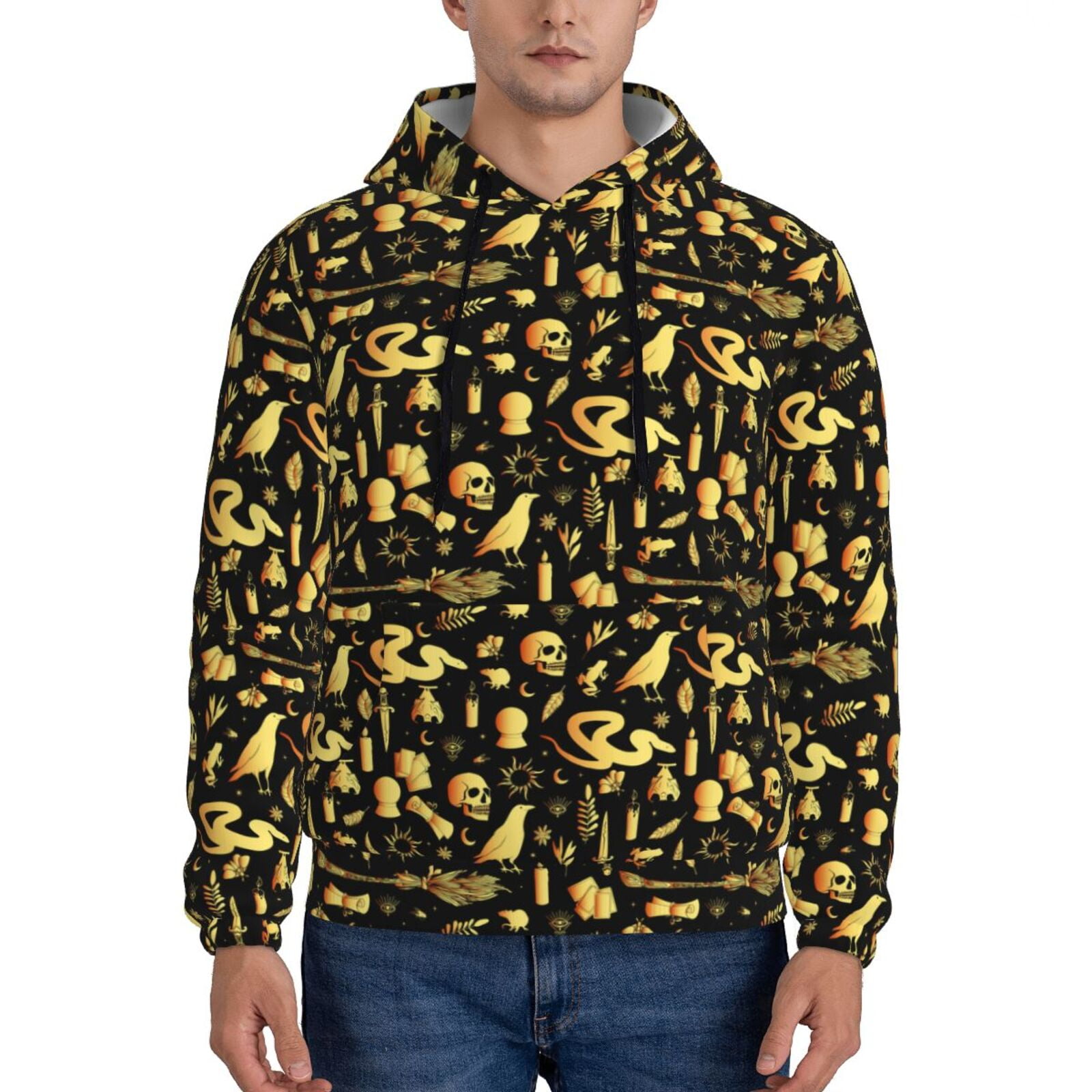 Holographic Snakeskin Print Men's Sweatshirt main image 0
