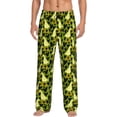 thumbnail image 1 of Daiia goose and hearts Pattern Men's Sleep Pant with Pockets and Drawstring,Pajama Pants-Large, 1 of 6
