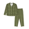 thumbnail image 1 of Daiia largemouth bass for Women's Long-Sleeved Pajama Set – Soft & Comfortable Sleepwear Button-Up Pajamas Cozy Lounge Wear-XX-Large, 1 of 7