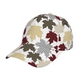 thumbnail image 1 of Daiia maple leaves print Baseball Cap Men Women Golf Dad Hat Adjustable Original Classic Low Profile Hat Unconstructed Plain Cap, 1 of 6