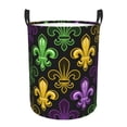 thumbnail image 1 of Daiia mardi Gras1 Laundry Hamper With Handles Large Storage Basket/Toy Organizer/Dirty Clothes Collapsible Waterproof For College Dorms, Bedroom,Bathroom, 1 of 8