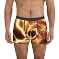 thumbnail image 1 of Daiia orange lightning Men's Underwear Boxer Briefs, Cotton Stretch Moisture-Wicking Underwear-XX-Large, 1 of 5