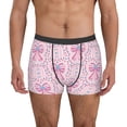 thumbnail image 1 of Daiia pink bows Men's Underwear Boxer Briefs, Cotton Stretch Moisture-Wicking Underwear-X-Large, 1 of 5