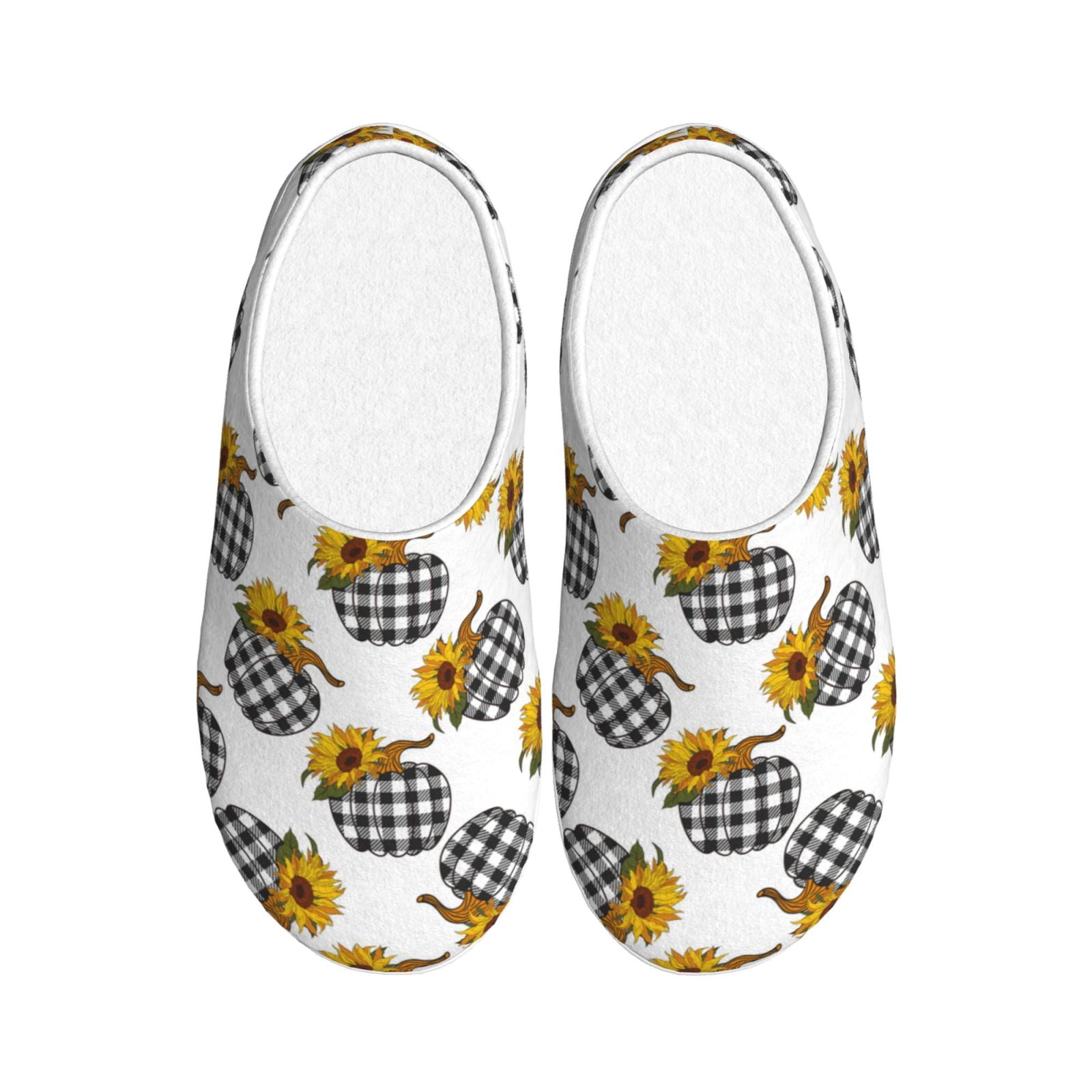 Colorful Daisy Pattern Print Premium Home Slippers main image 1