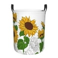 thumbnail image 1 of Daiia plump Sunflower And Sketch Laundry Hamper With Handles Large Storage Basket/Toy Organizer/Dirty Clothes Collapsible Waterproof For College Dorms, Bedroom,Bathroom, 1 of 8